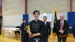 Men's Kyu Individual Champion Jordan Saito-Patch