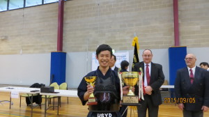 Men's Dan Individual Champion Yoshito Takeuchi