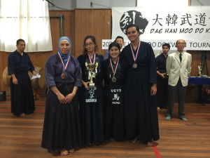 Women's Kyu Individual: 2nd place Minty