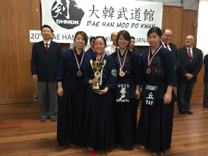 Women's Dan Individuals: 3rd place Nobuko